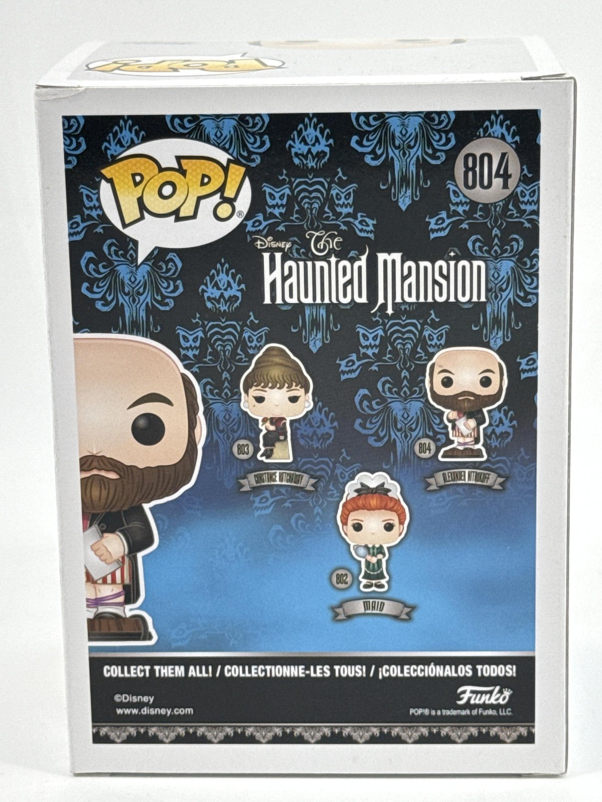 Funko Pop Disney Haunted Mansion Alexander Nitrokoff 804 Vinyl Figure 4 Inch Red