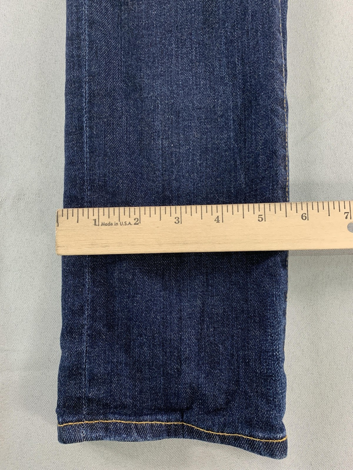 AG Adriano Goldschmied Stevie Slim Straight Jeans Womens 26R Blue Denim USA on