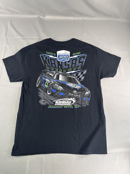 Kansas Speedway Shirt Mens Large NASCAR AdventHealth 400 2023 Cup Series Race