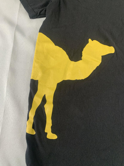 Sahara Las Vegas Shirt Mens 2XL Black Yellow Camel Graphic District Tee T-Shirt