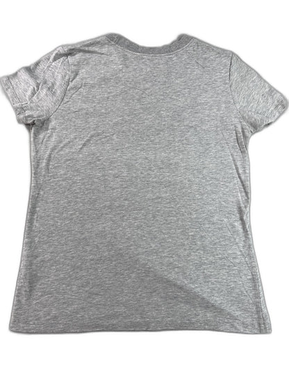 Nike K State Dri Fit Tee S Gray Polyester Athletic Crewneck Short Sleeve