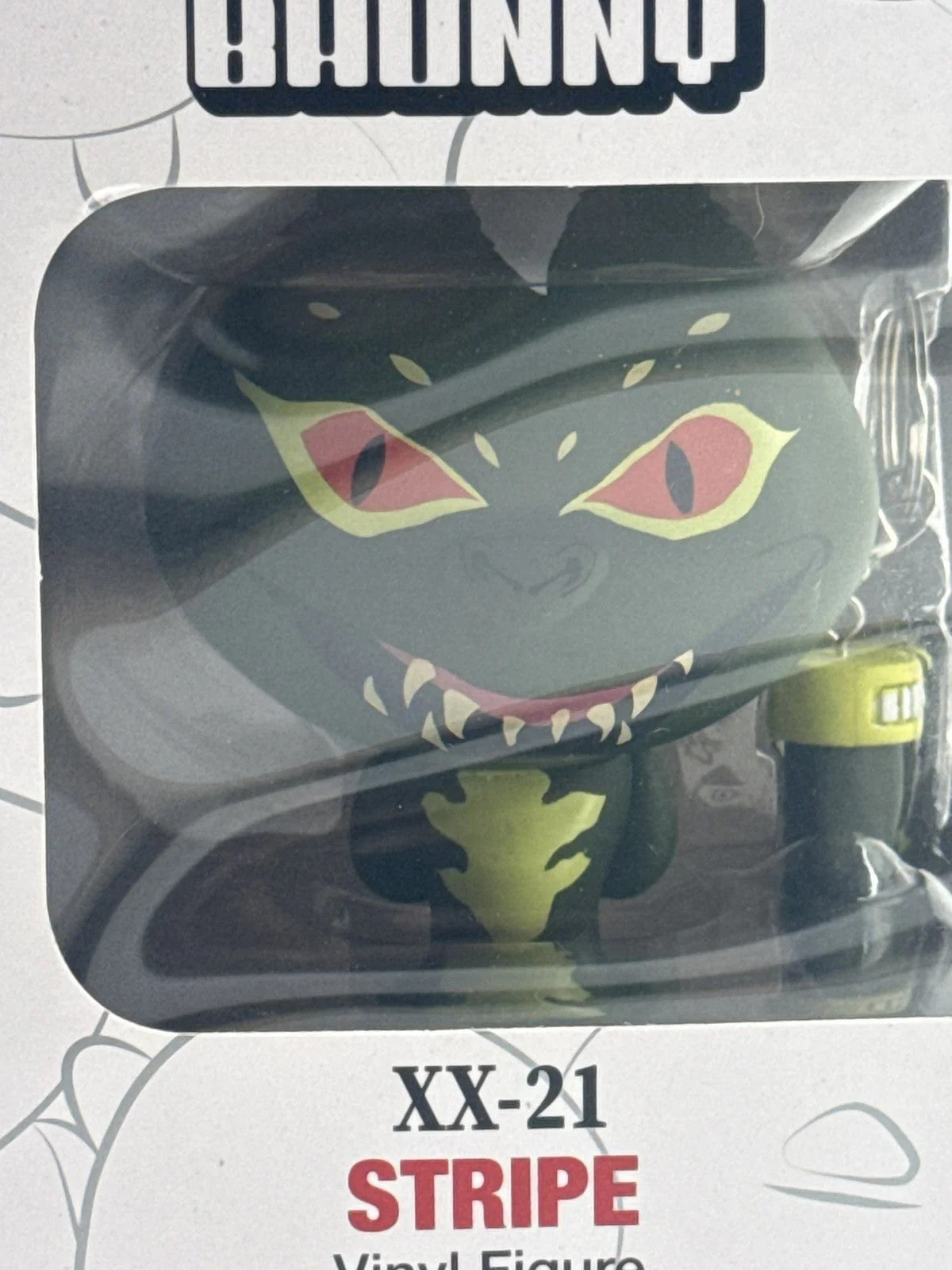 Kidrobot Bhunny GREMLINS Stripe XX-21 Vinyl Figure Keychain 2021 NIB Damaged Box