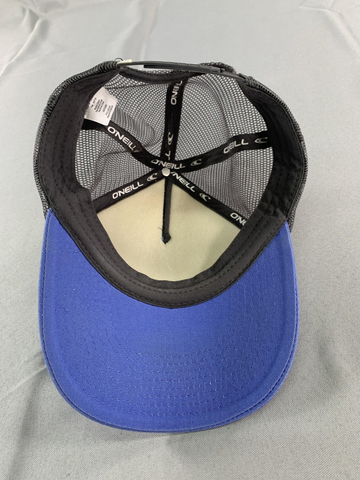 O'Neill Hat Cap Snap Back Mens One Size Blue Black Trucker Mesh Sea You Later