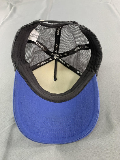 O'Neill Hat Cap Snap Back Mens One Size Blue Black Trucker Mesh Sea You Later
