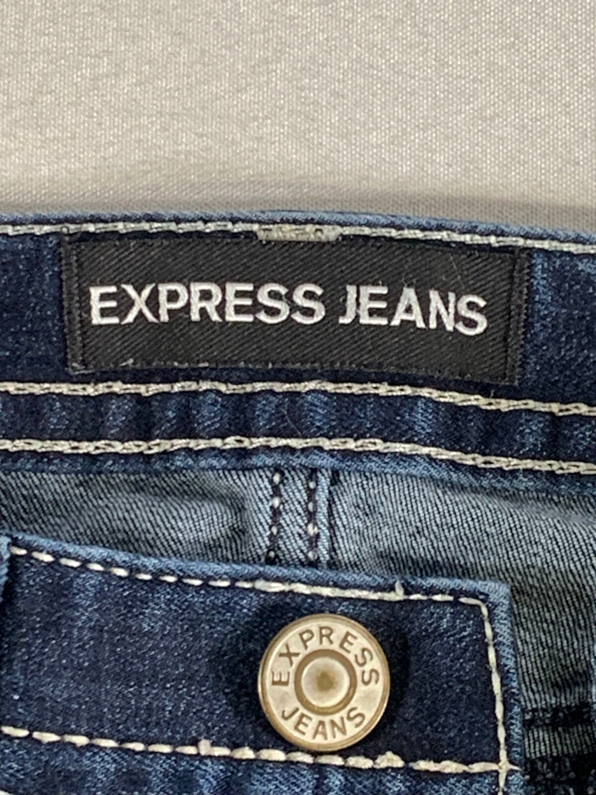 Express Stella Skinny Legging Jeans Women 00 Short Low Rise 28x26 Stretch Denim
