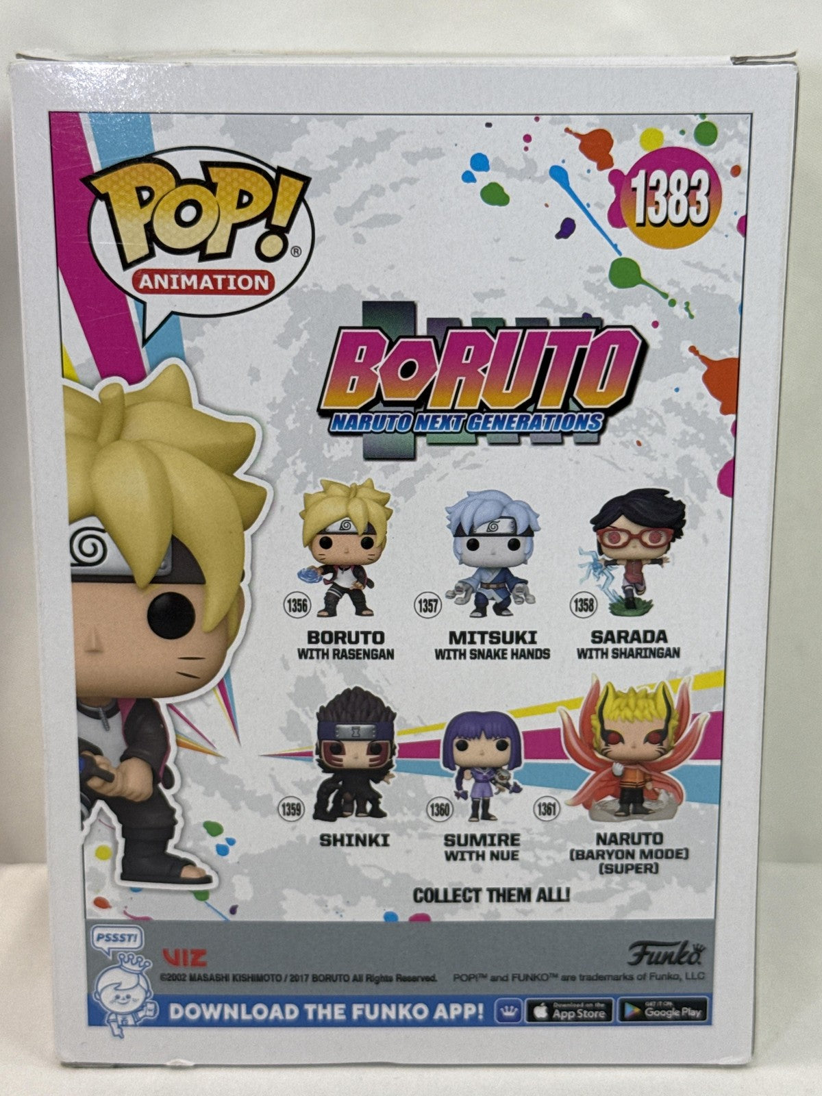 Funko Pop Animation Boruto With Chakra Blade 1383 Glow Chase AAA Exclusive Vinyl