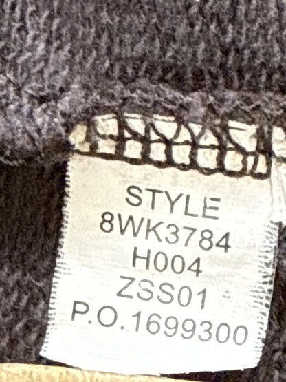 Lucky Brand 8WK3784 Hooded Open Cardigan XL Womens Brown Cotton Blend Long