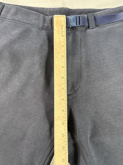 North Face Pants M Navy Cotton Blend Relaxed Fit Adjustable Belt Unisex Outdoor