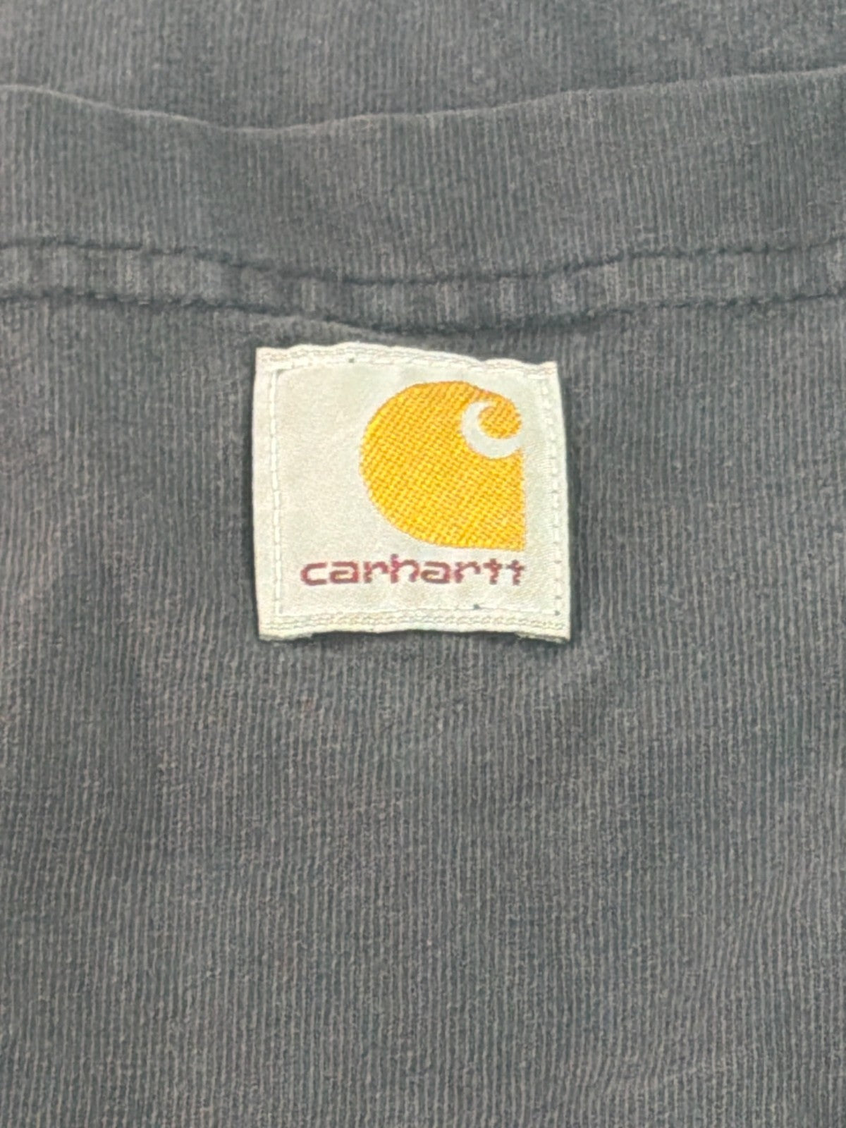 Carhartt K87 Pocket Tee Mens 2XL Gray Faded Short Sleeve 100% Cotton Workwear