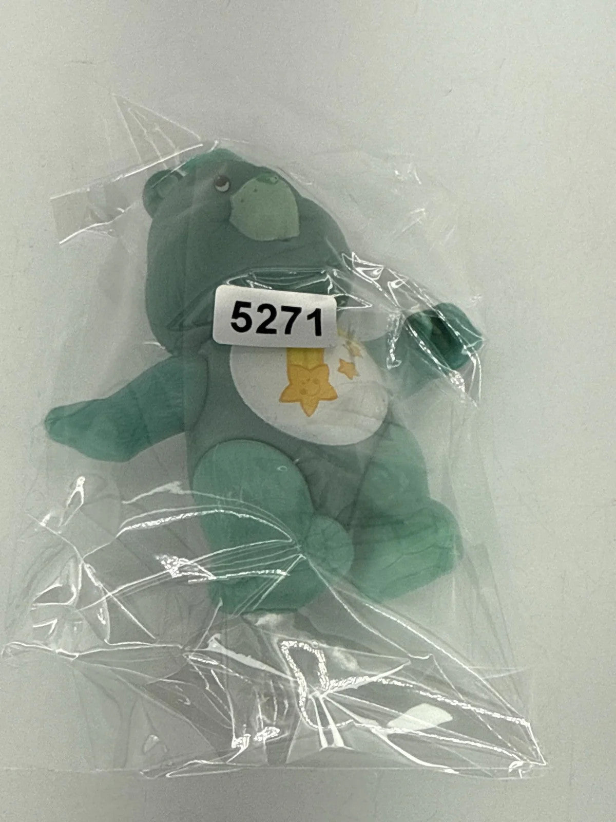 1983 Kenner Care Bears Wish Bear Teal Poseable Figure 3.5in Vintage Star Apparel