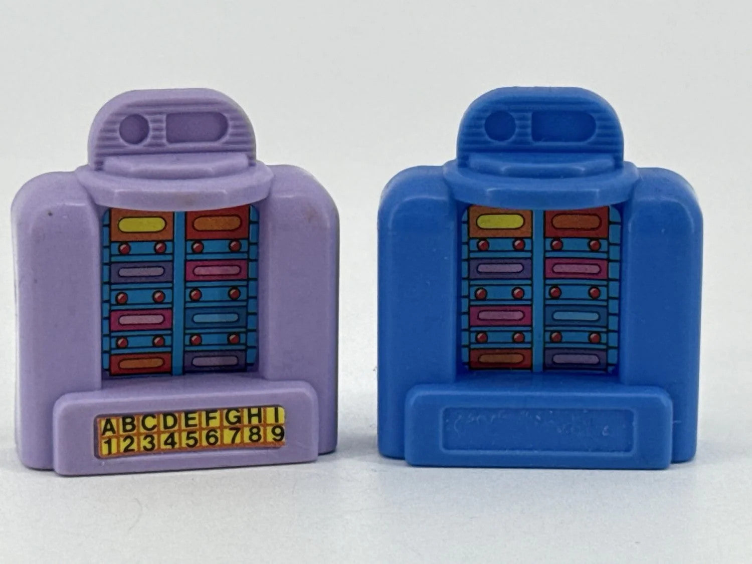 Vintage 80s Mattel ARCO Barbie Jukebox Dollhouse Furniture Pink Blue Collectible