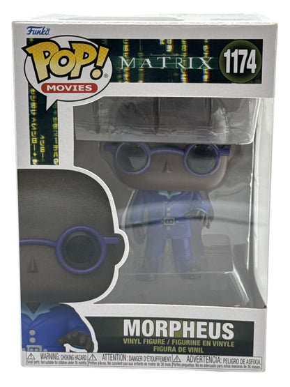 Funko Pop Movies The Matrix Morpheus 1174 Vinyl Figure Blue Standard Size NWT