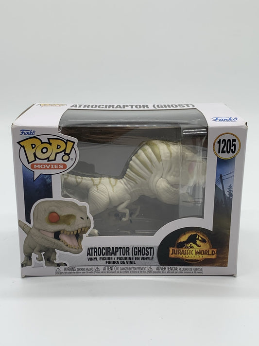 Funko Pop Jurassic World Dominion Atrociraptor (Ghost) #1205 Vinyl Figure 6770