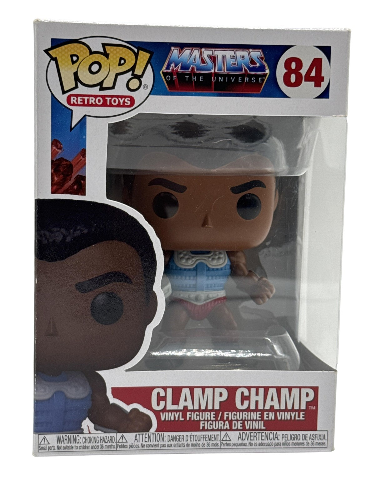 Funko Pop Masters Universe MOTU Clamp Champ 84 Vinyl Figure Standard Multicolor