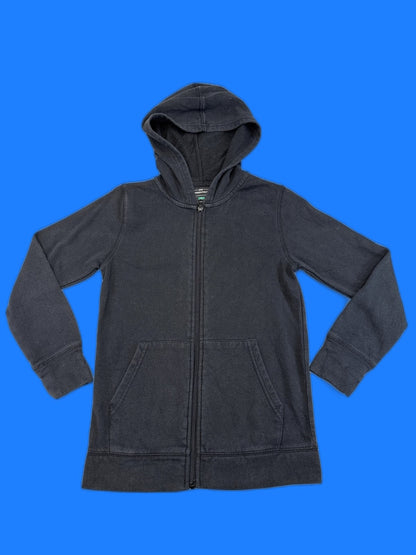 FIT ESSENTIALS YFBT3D99 Zip Up Hoodie M Dark Gray Cotton Polyester Unisex