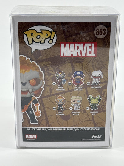 Funko Pop Marvel Ghost Panther 863 GameStop Glow In Dark Multicolor Protector