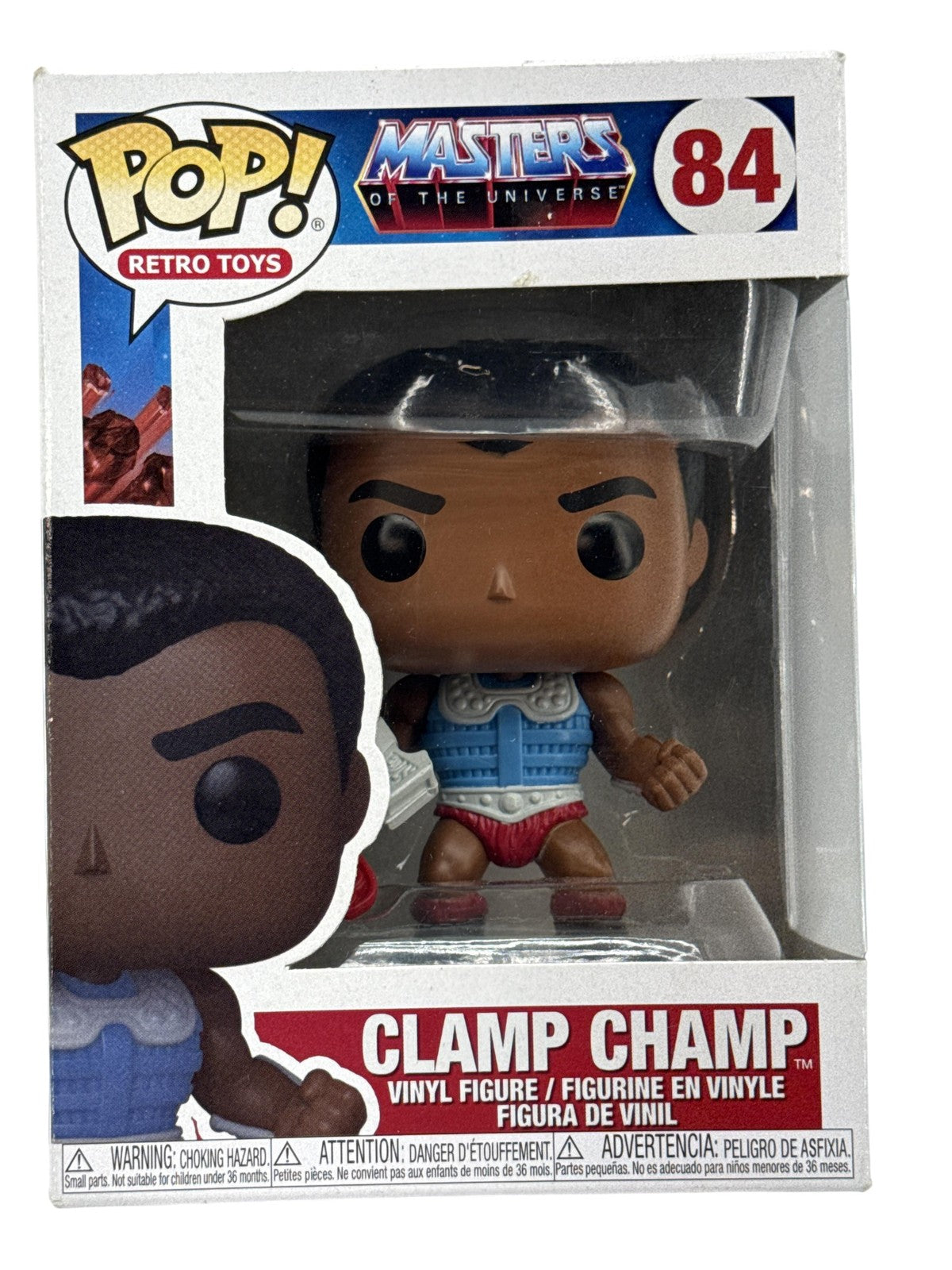 Funko Pop Masters Universe MOTU Clamp Champ 84 Vinyl Figure Standard Multicolor