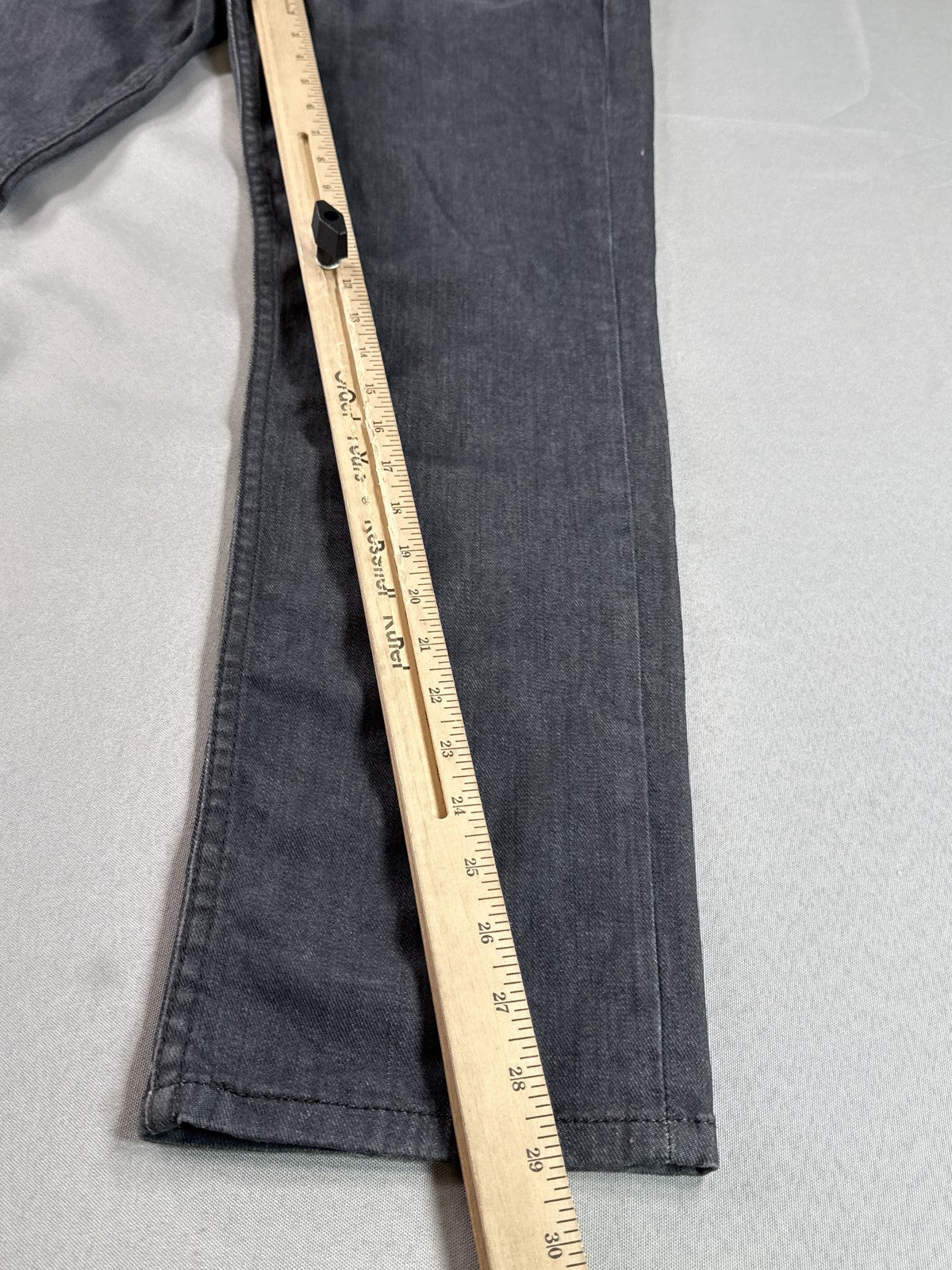 Levi's 511 Straight Leg Jeans 33 x 30 33x30 Gray Cotton Fit Denim Pants Made in