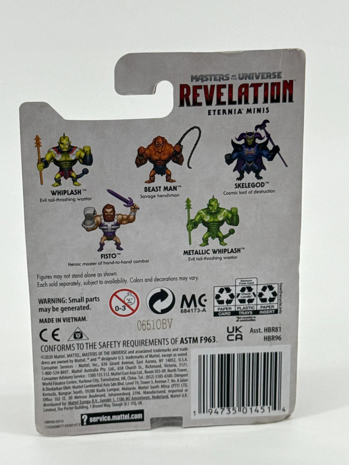 MOTU Beast Man Revelation Eternia Minis 3in MOC Mattel Netflix Figure Toy 852