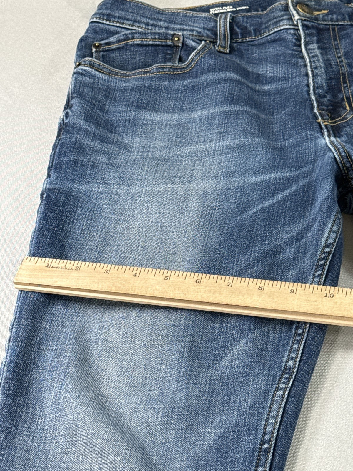 Goodfellow Co Straight Fit Jeans Mens 34Wx30L Blue Cotton Blend Leg Durable Slim