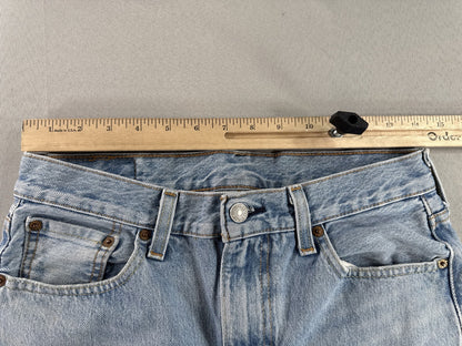 Levi's 510 Straight Jeans 30 Unisex Light Wash Denim Vintage Leg Made in