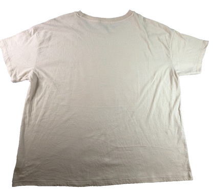 No Comment Plus Teddy Bear Graphic Tee Womens 1X Beige Los Angeles Cute Shirt