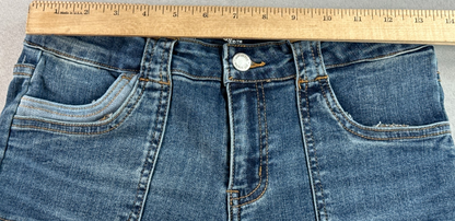 Art Class Girls Flare Jeans Size 16 Blue Stretch Denim Wide Leg Boho Y2K