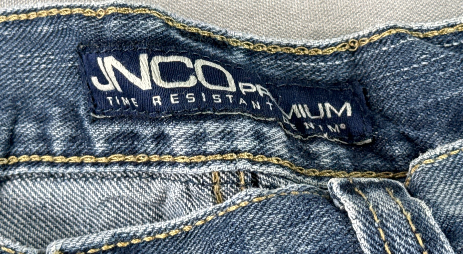 JNCO Denim Cargo Shorts Mens 32 Blue Carpenter Skater Baggy Y2K Jean Shorts