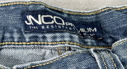 JNCO Denim Cargo Shorts Mens 32 Blue Carpenter Skater Baggy Y2K Jean Shorts