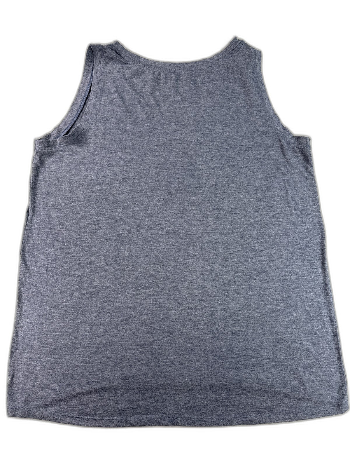 Athletic Do It With Love Works Do It Love Tank 12 Top Womens 12/14 Gray Cotton