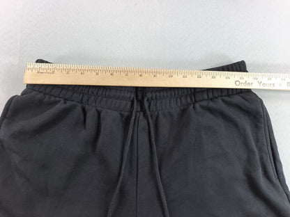 Mickey Mouse Black Jogger Pants L (12 14) Graphic Sweatpants Streetwear