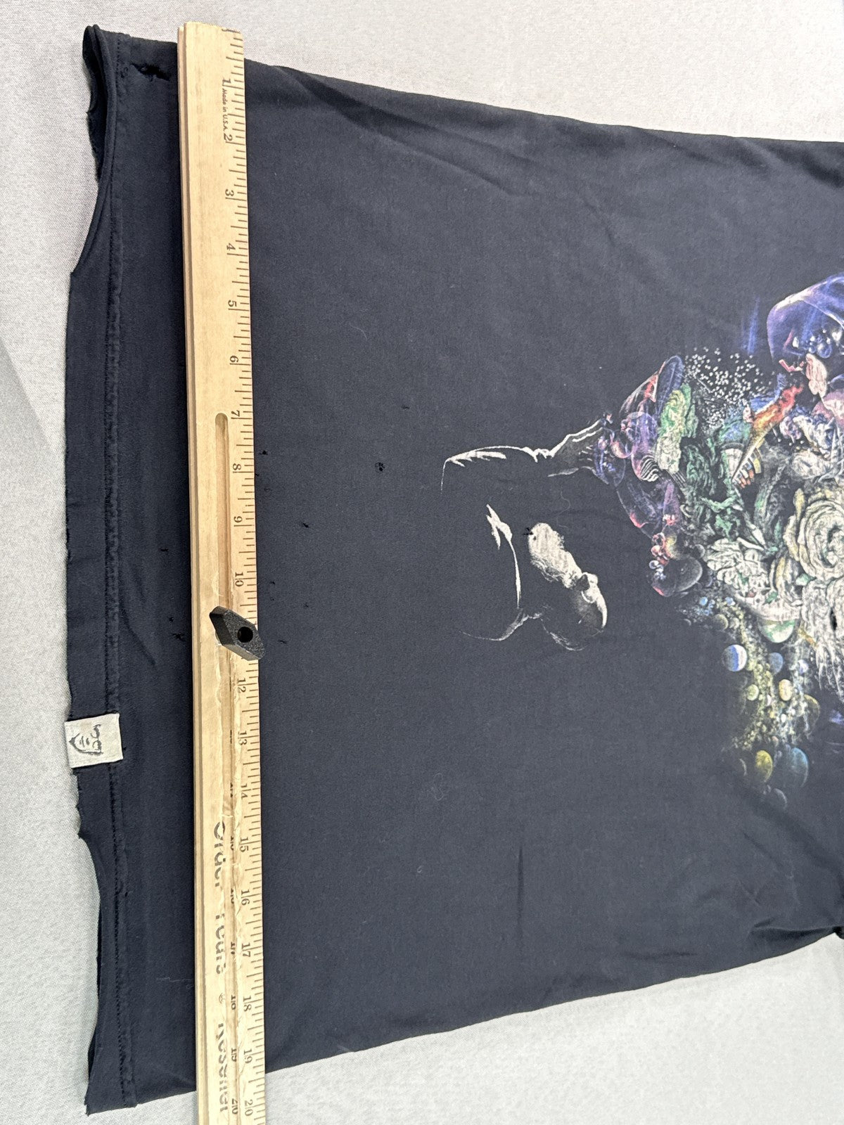 Imaginary Foundation Science Fiction Graphic Tee S Black All Over Print 100% Men
