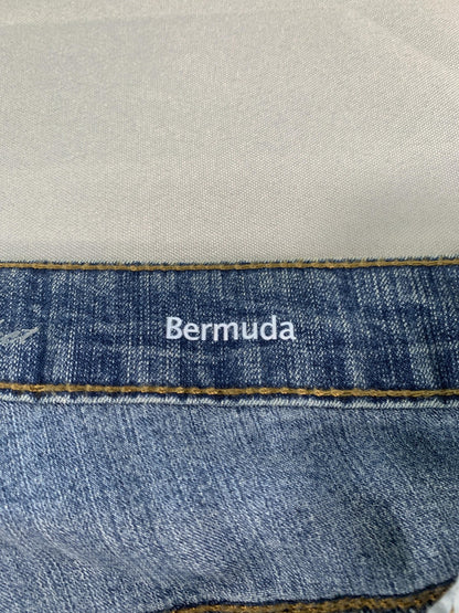 Gloria Vanderbilt Bermuda Shorts Womens 24W Denim Jean Slimming Stretch Casual