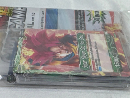 Dragon Ball Super Card Game Demo Deck Sealed SSG Goku BT1-056 UC Promo Starter