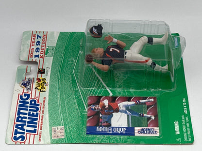 Starting Lineup 1997 John Elway Denver Broncos #7 QB Kenner 10th Year Figure