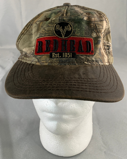 RedHead Bass Pro Shops Camo Hunting Hat OSFM Adjustable Cap Embroidered Est 1851