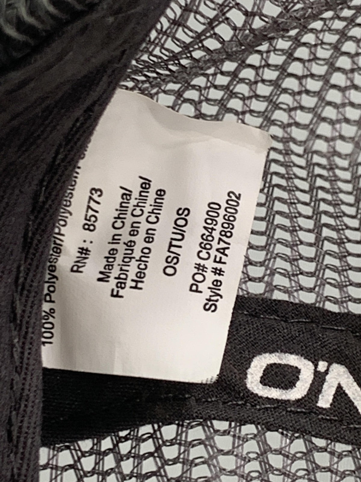 O'Neill Hat Cap Snap Back Mens One Size Blue Black Trucker Mesh Sea You Later