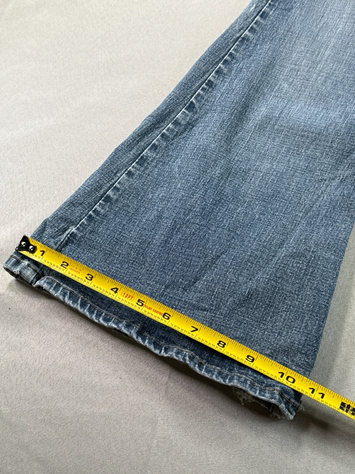 YMI Flare Jeans Womens Size 3 Blue Low Rise Stretch Denim Bell Bottom Pants