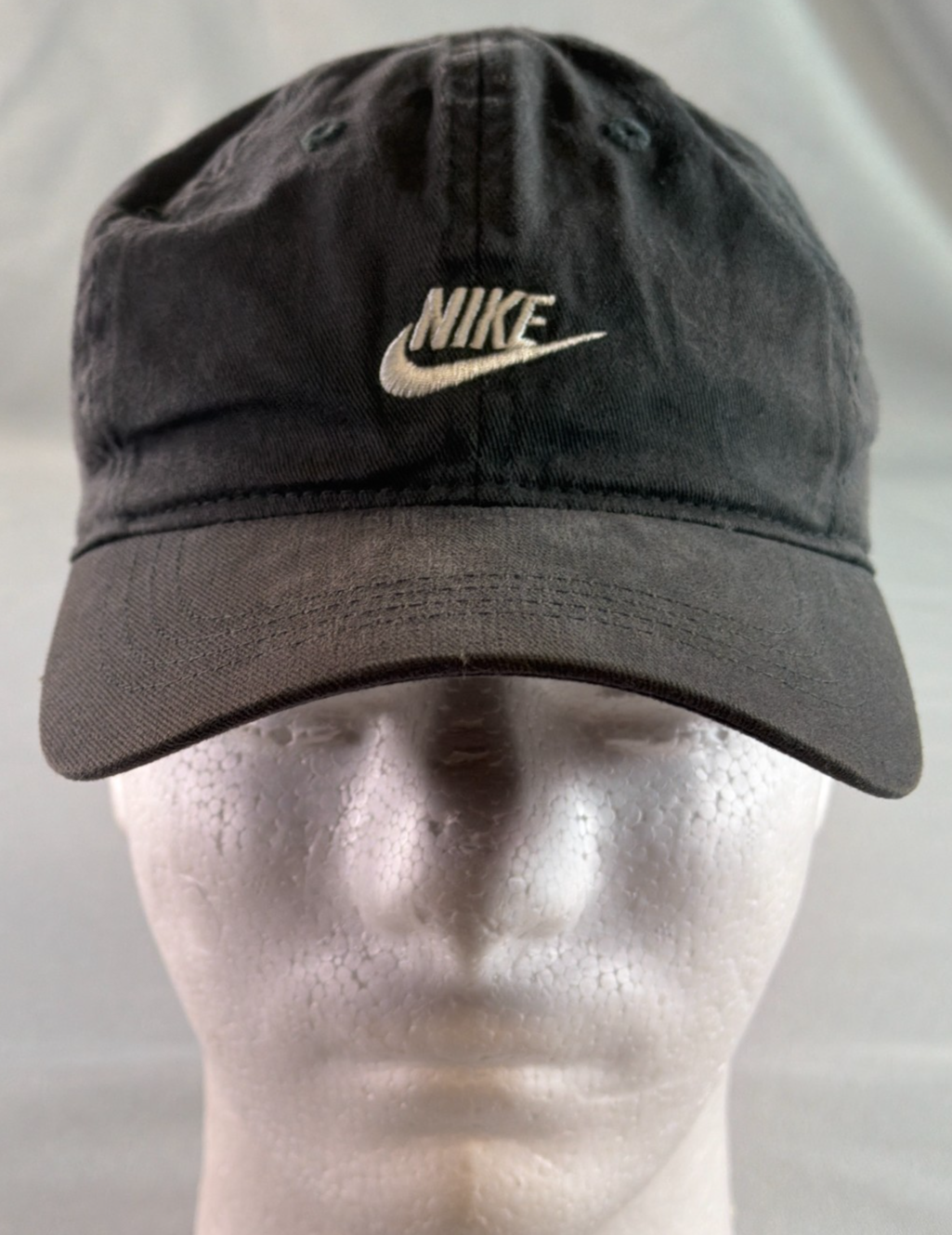 Nike Toddler Heritage 86 Futura Dad Hat Black Cotton Strapback Cap Boys Girls