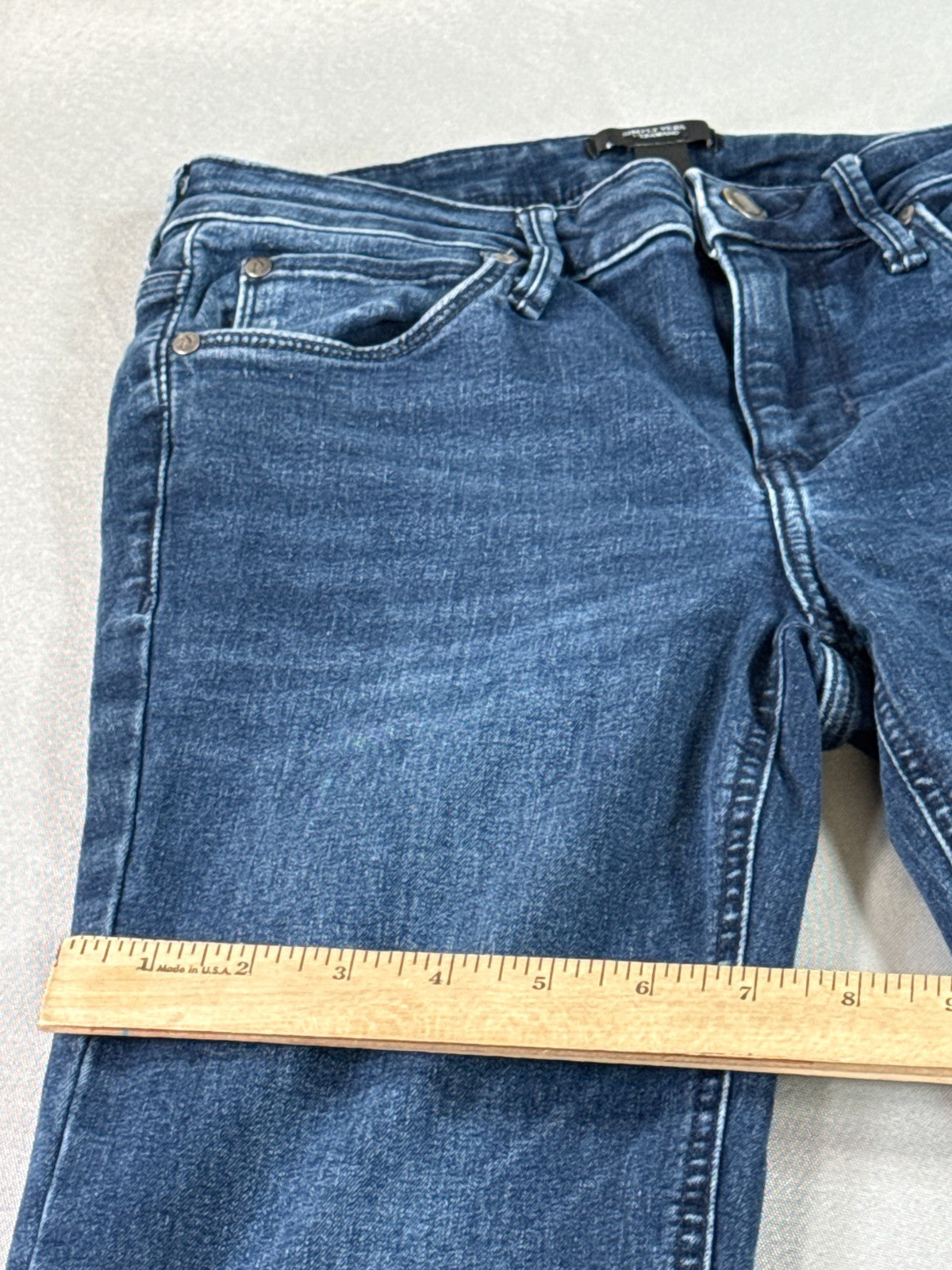 Simply Vera Vera Wang Bootcut Jeans Womens 2R Dark Wash Mid Rise Stretch
