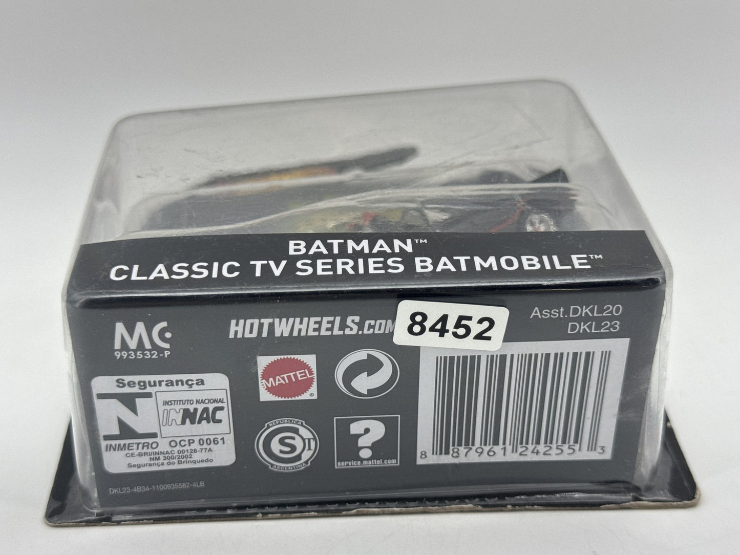 Hot Wheels Batman Classic TV Series Batmobile Diecast Car Black Metal Show