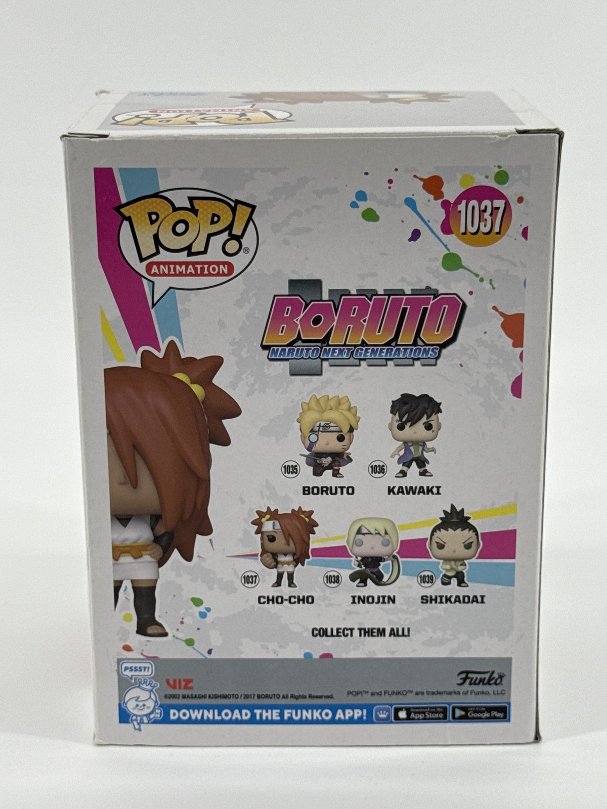 Funko Pop Animation Boruto Cho-Cho #1037 Vinyl Figure Multicolor Anime Standard