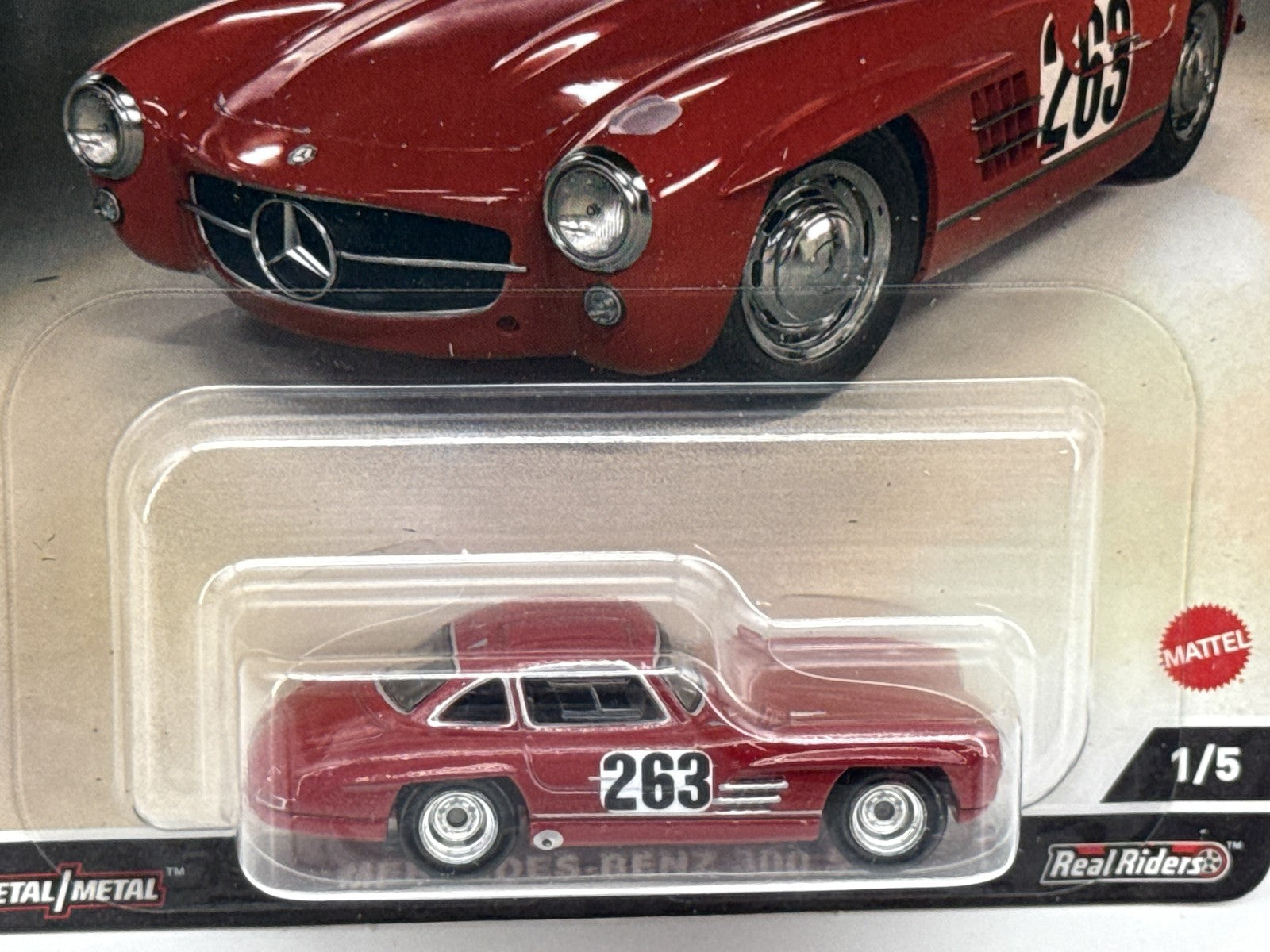 Hot Mercedes Benz Wheels Jay Leno's Garage 300 SL Diecast Car 1:64