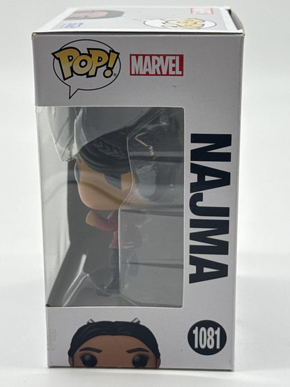 Funko Pop Najma 1081 Ms Marvel Disney Plus Bobblehead Vinyl Figure Multicolor