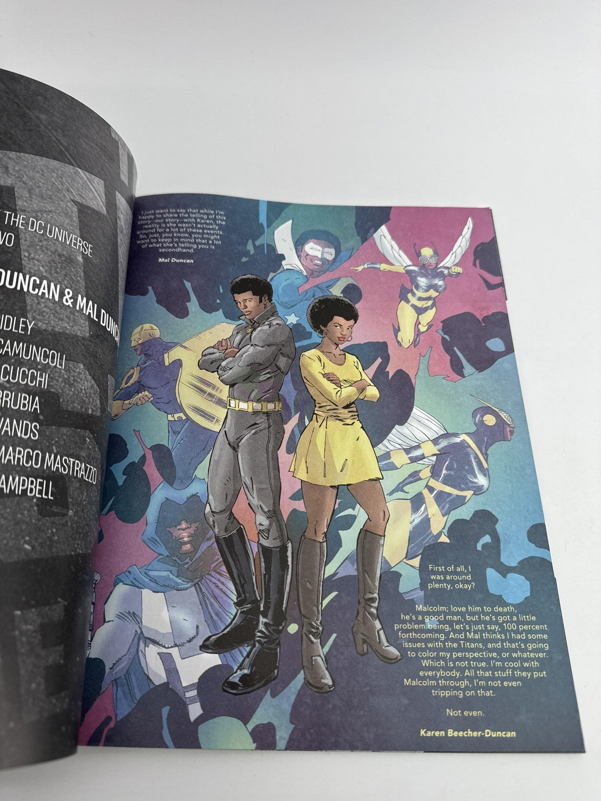DC Other History Of The DC Universe Book Two Black Label Comic Mal Duncan Color