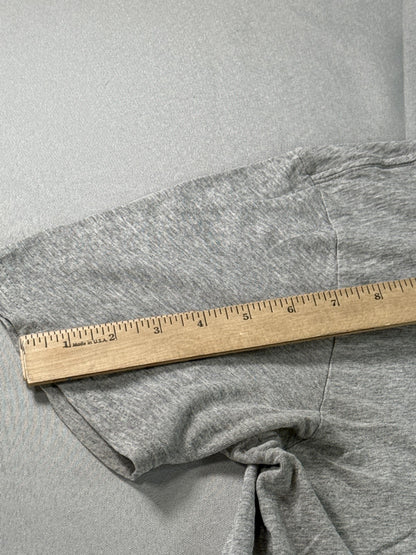 Volcom Graphic Tee S Mens Gray Cotton Blend Short Sleeve Crewneck Regular Fit