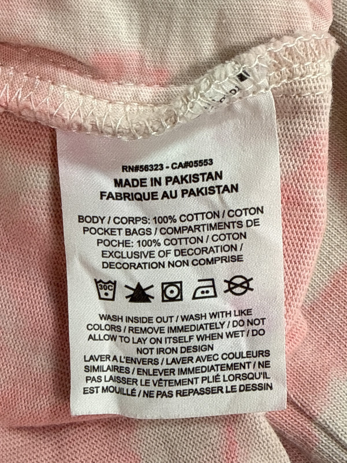 Nike Tie Dye Sweatpants Womens S Pink 100% Cotton Regular Fit Lounge Wear