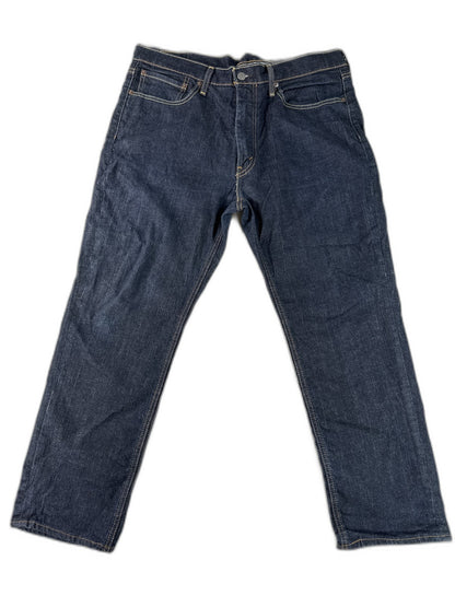 Levi's Straight Fit Jeans W36 L30 Dark Blue Denim Made in Mexico