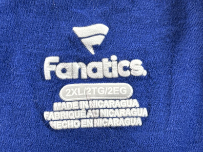 Fanatics Los Angeles Dodgers World Series Champions Tee 2XL Blue Cotton Graphic