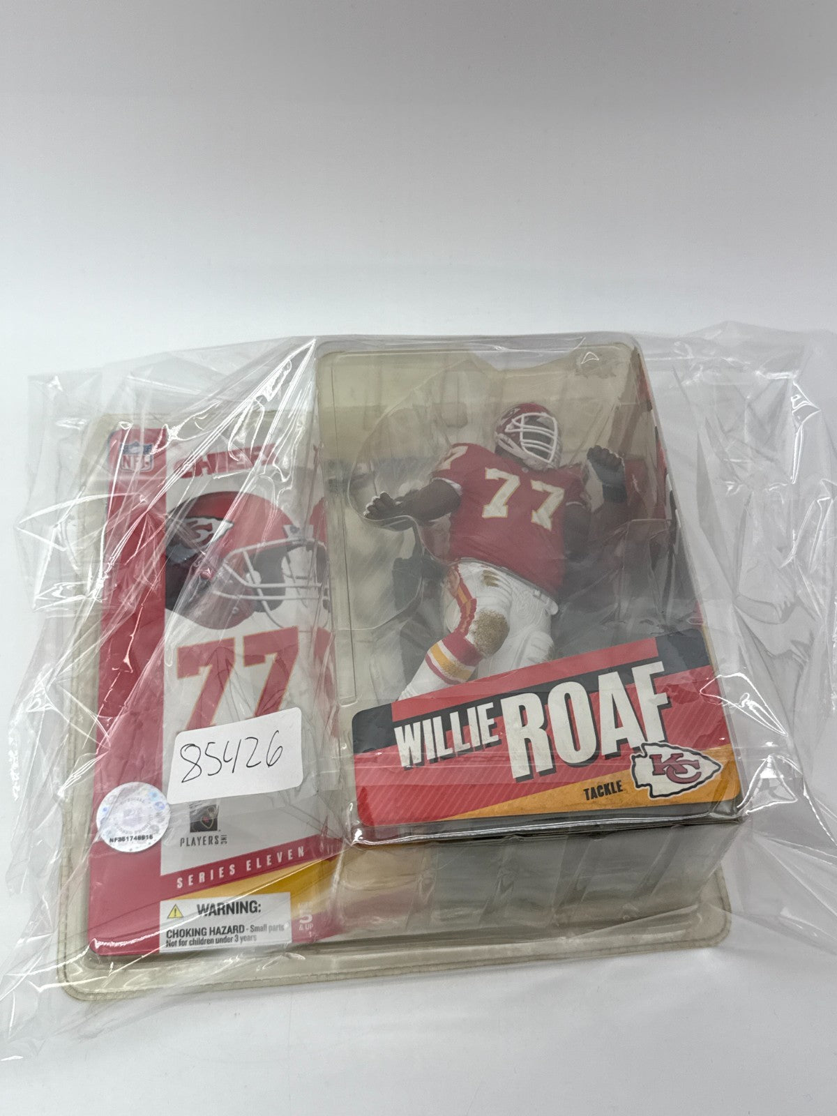 McFarlane NFL Series 11 Willie Roaf Kansas City Chiefs #77 HOF Tackle Debut